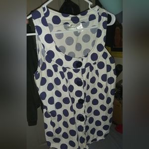 Large Polka Dot tank